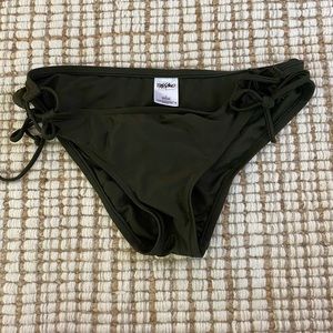 Olive green bikini bottom from Target - green - small